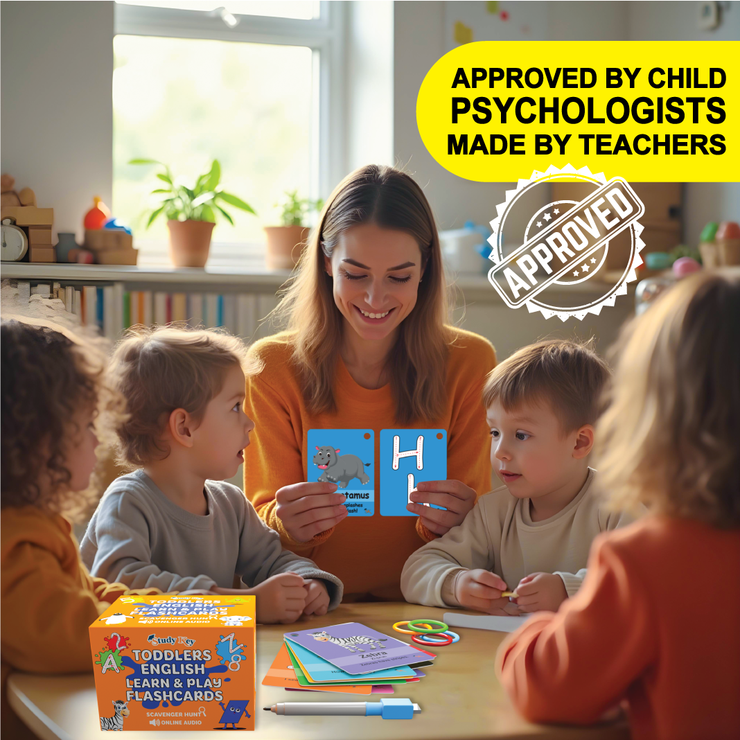 Toddlers English Flash Cards - Studykey