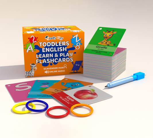 English toddler flashcards